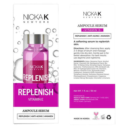 Nicka K Replenish Vitamin E Ampoule Serum
