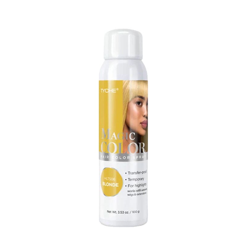 NICKA K NEWYORK Tyche Magic Color Blonde hair spray for temporary hair color and styling.