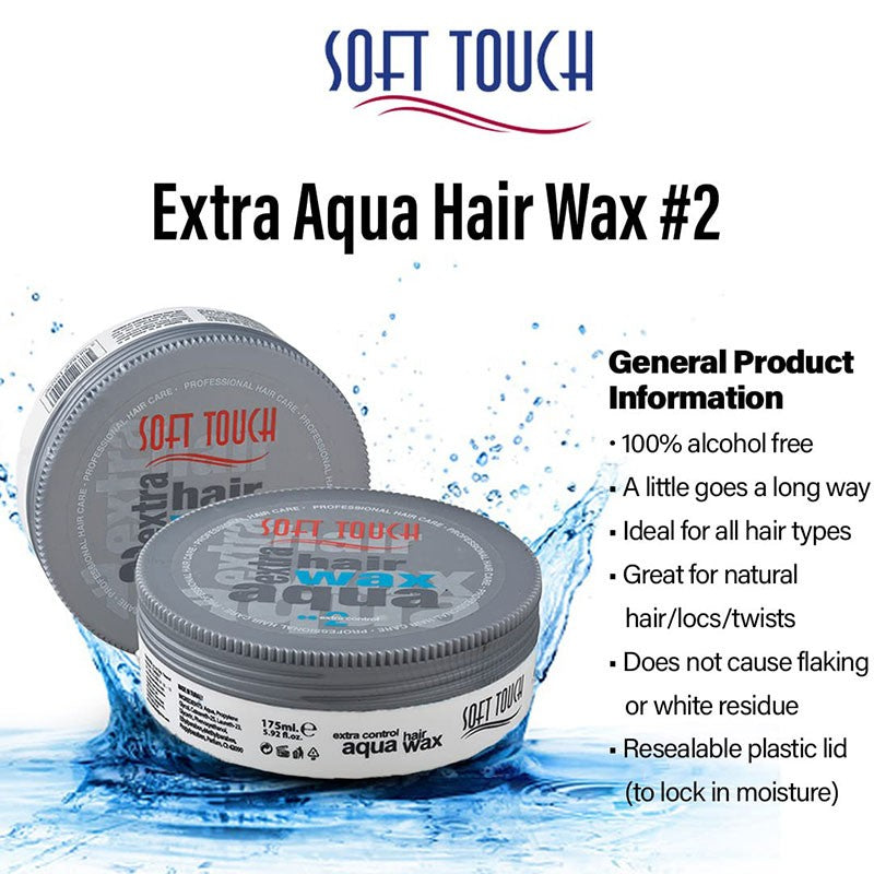 Soft Touch Extra Control Aqua 2 Hair Wax