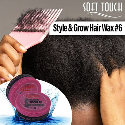 Soft Touch Style And Grow Aqua 6 Hair Wax