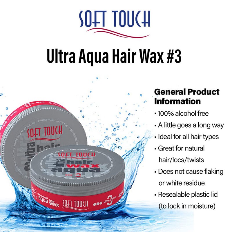 Soft Touch Ultra Control Aqua 3 Hair Wax