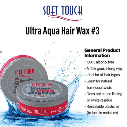 Soft Touch Ultra Control Aqua 3 Hair Wax