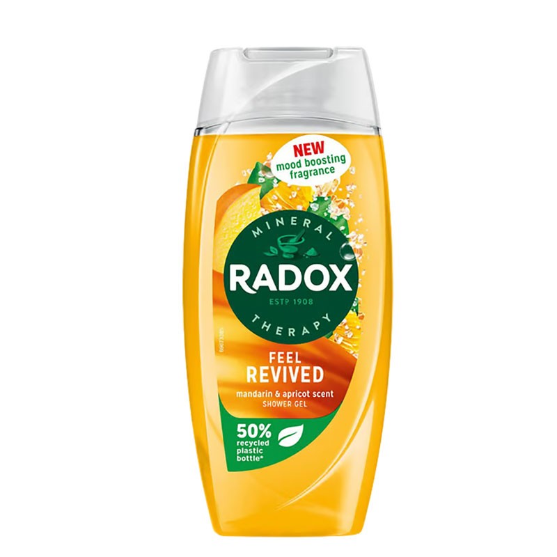 Radox Feel Revived Mandarin Apricot Scent Shower Gel