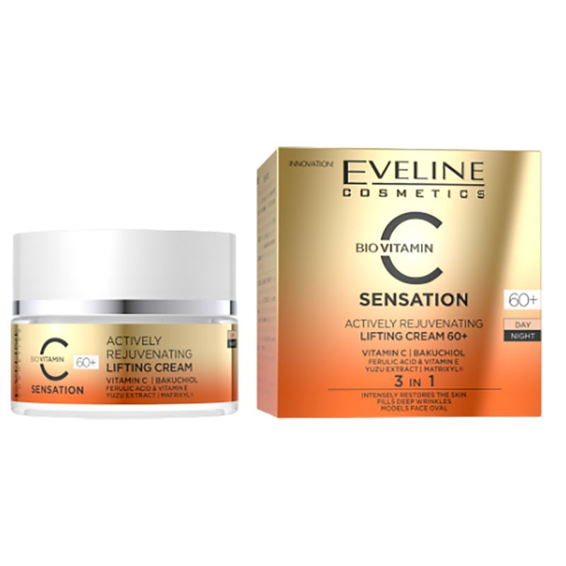 Eveline Bio Vitamin C Sensation 3 In 1 Lifting Cream 60 Plus