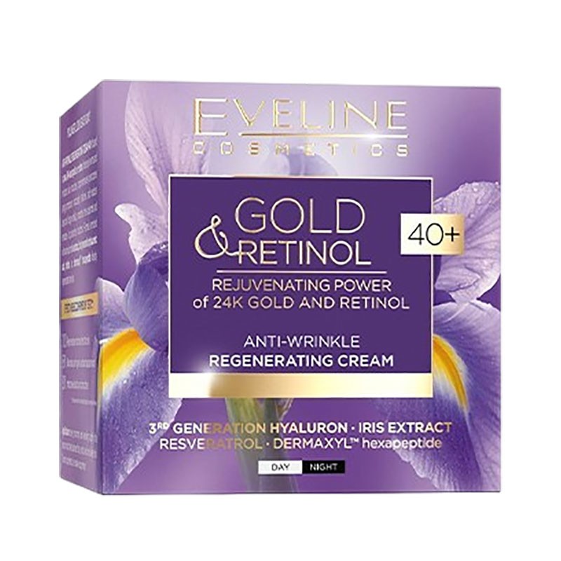 Eveline Gold Retinol Anti Wrinkle Regenerating Cream 40 Plus