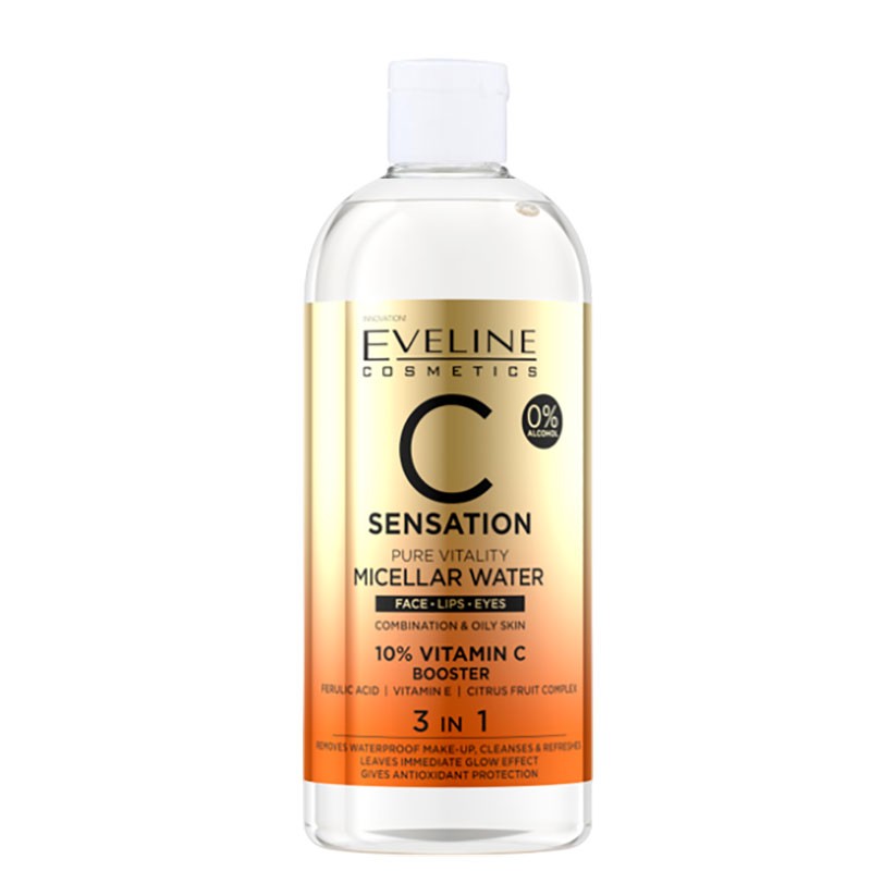 Eveline Bio Vitamin C Sensation 3 In 1 Pure Vitality Micellar Water