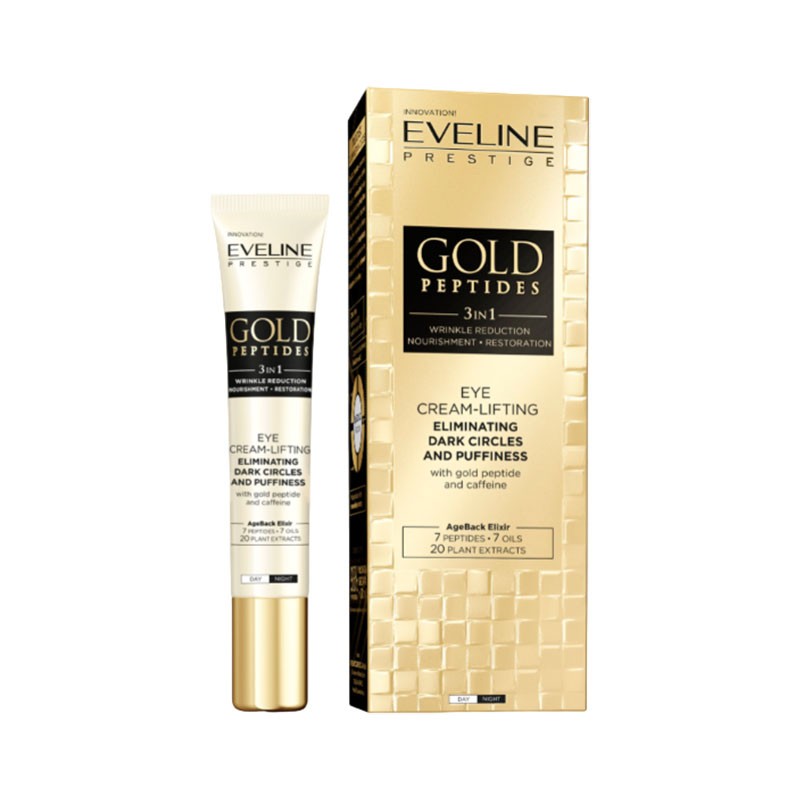 Eveline Gold Peptides 3 In 1 Eye Cream Lifting