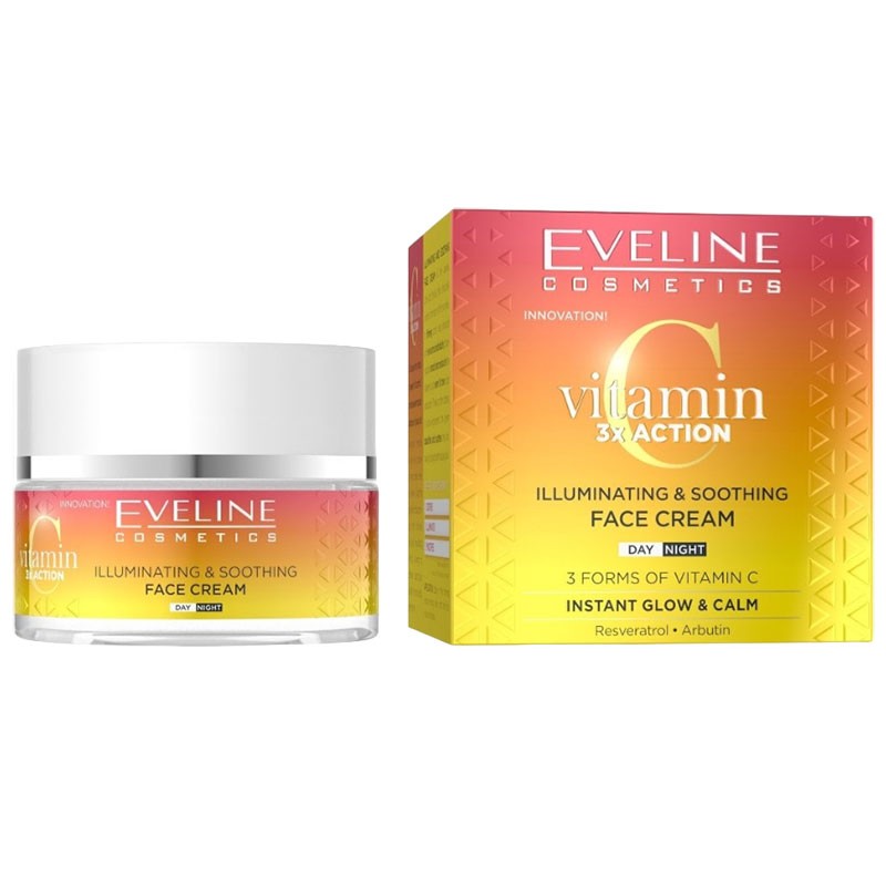 Eveline Vitamin C 3X Action Illuminating Soothing Face Cream