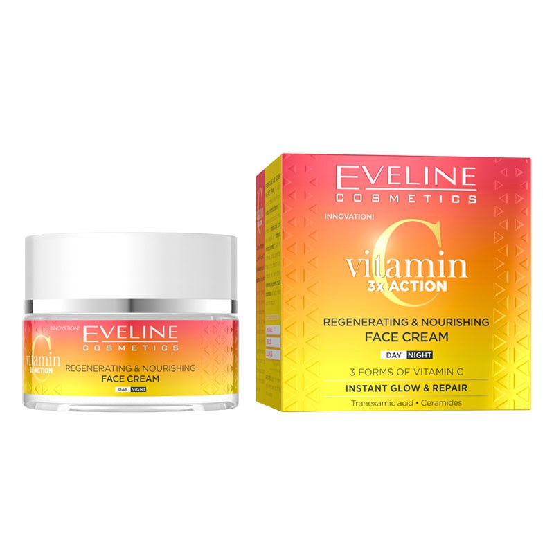Eveline Vitamin C 3X Action Regenerating And Nourishing Face Cream