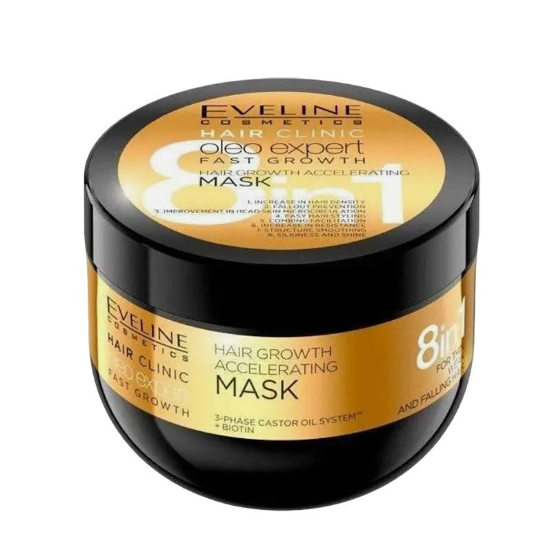Eveline Hair Clinic Oleo Expert 8 In 1 Micellar Hair Growth Mask