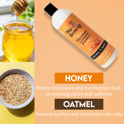 Traditional Cleansing Shampoo With Oatmeal And Honey