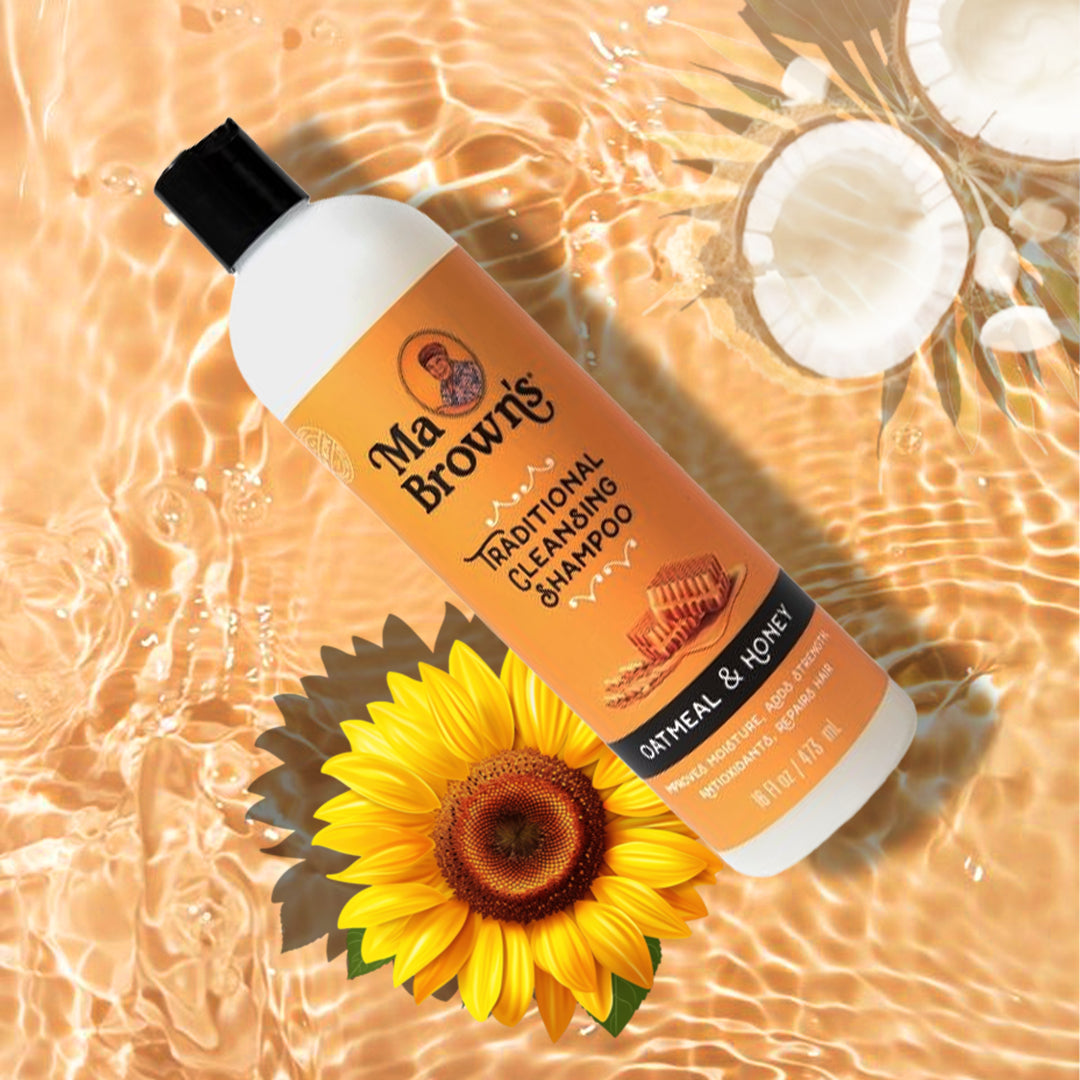 Traditional Cleansing Shampoo With Oatmeal And Honey