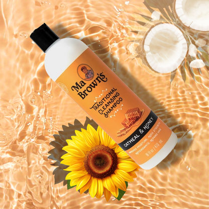 Traditional Cleansing Shampoo With Oatmeal And Honey