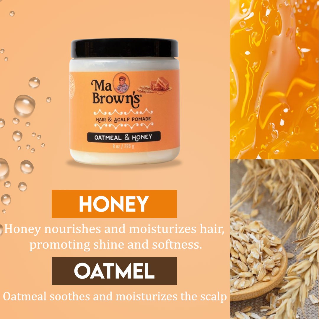 Hair And Scalp Pomade With Oatmeal And Honey