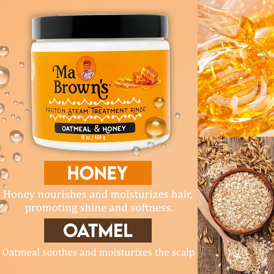 Protein Steam Treatment Rinse With Oatmeal And Honey