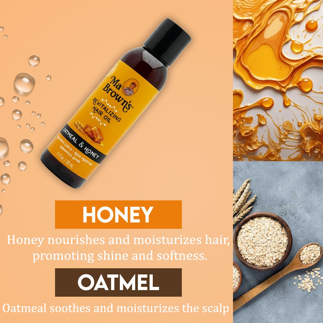 Revitalizing Hair Oil With Oatmeal And Honey