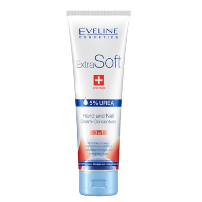 Eveline Extra Soft 5 Percent Urea 3 In 1 Hand Nail Cream