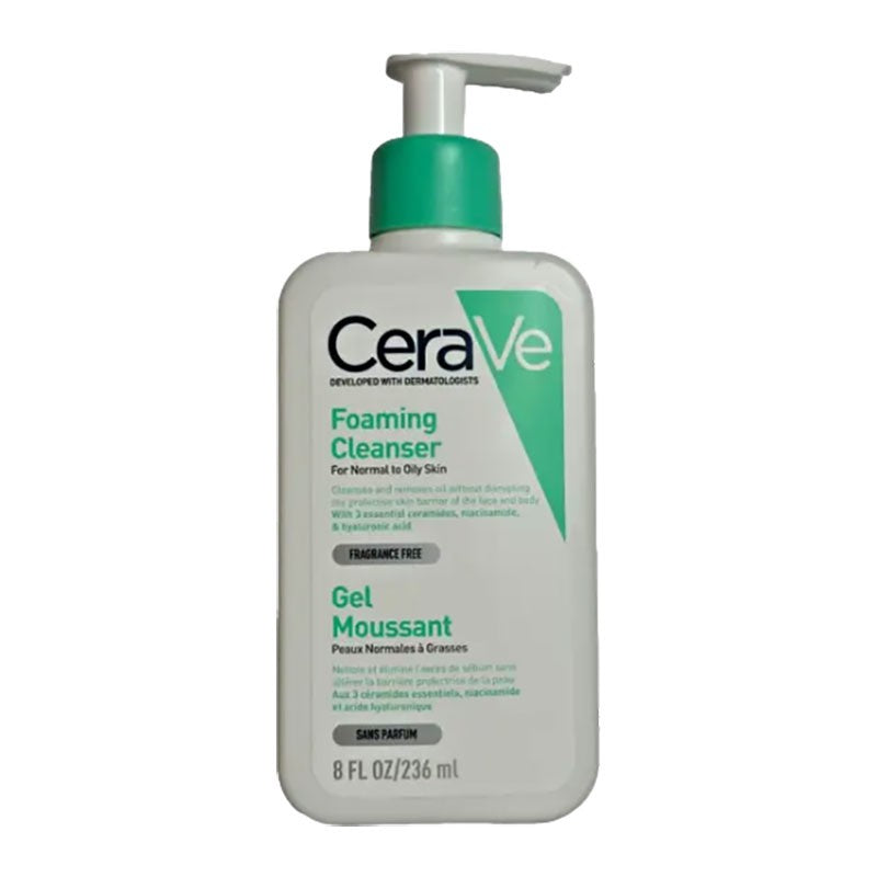 Cerave Foaming Cleanser For Normal To Oily Skin