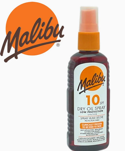 Malibu Dry Oil Spray With SPF10