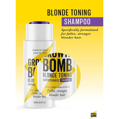 Growth Bomb Blonde Toning Supercharge Shampoo