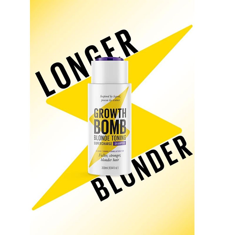 Growth Bomb Blonde Toning Supercharge Shampoo