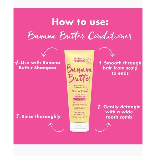 Banana Butter Coconut Oil Nourishing Superfood Conditioner