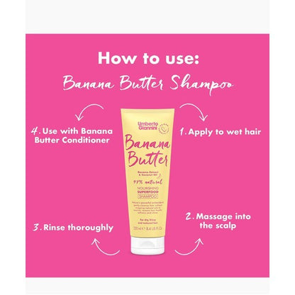 Banana Butter Coconut Oil Nourishing Superfood Shampoo