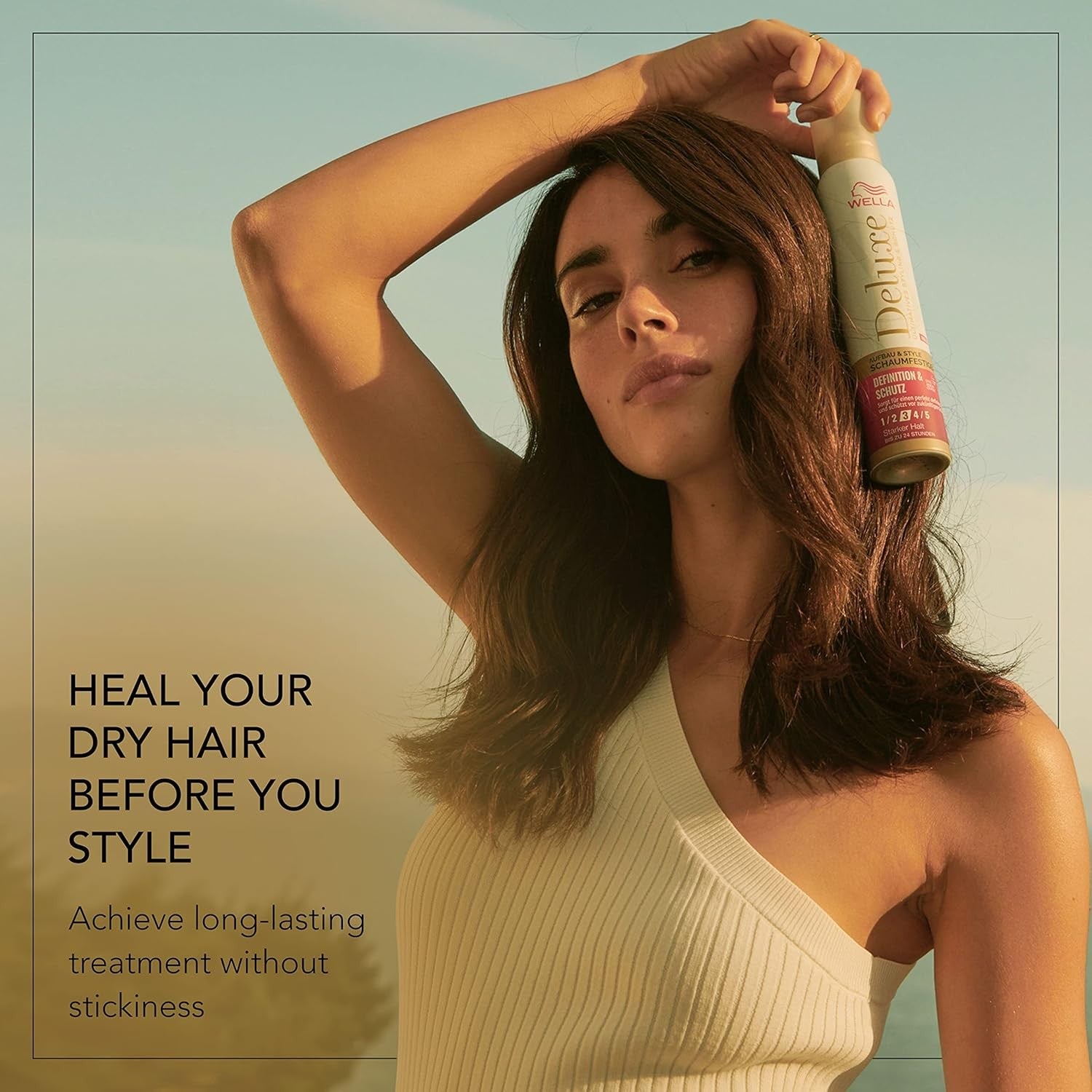 Wella Deluxe Style And Restore Strong Hold Mousse