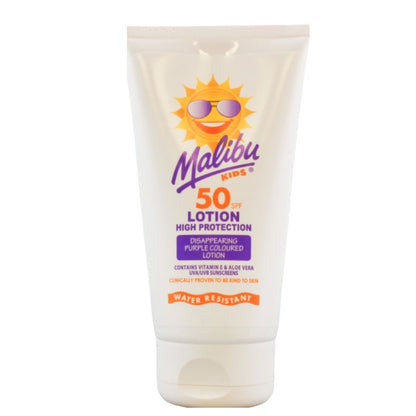 Malibu Kids High Protection Water Resistant Lotion SPF50