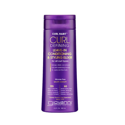 Giovanni Curl Habit Curl Defining Leave In Conditioning Styling Elixir