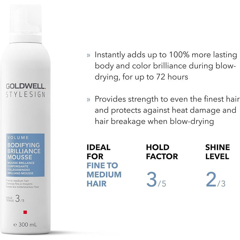 Goldwell Style Sign Volume Bodifying Brilliance Mousse