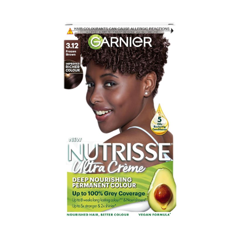 Nutrisse Creme Permanent Nourishing Hair Color 3.12 Frozen Brown