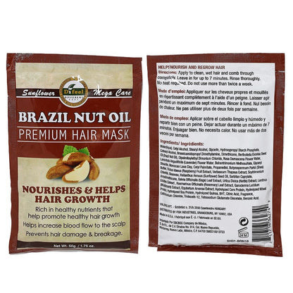 Difeel Brazil Nut Oil Premium Hair Mask Sachet