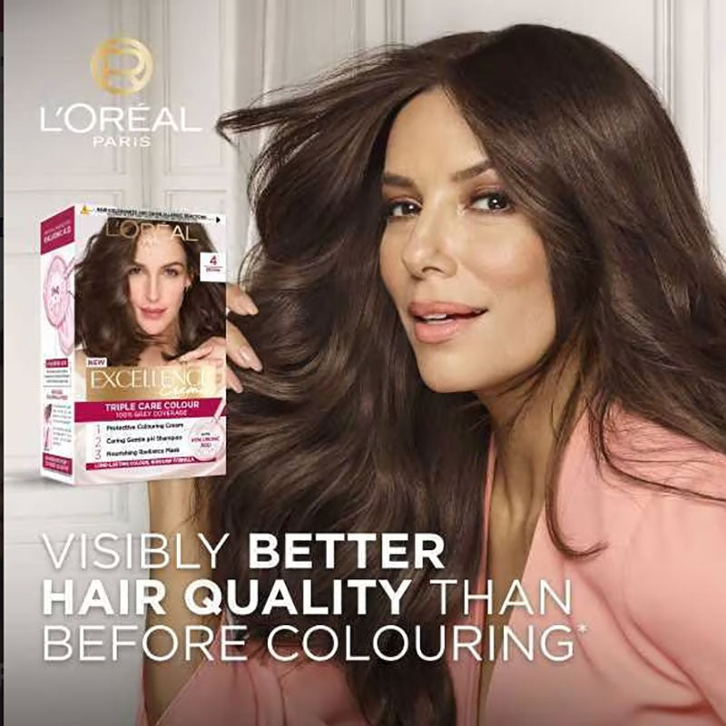 Loreal Excellence Creme Advanced Triple Care Creme Colour 4