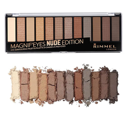 Rimmel 12 Pan Eyeshadow Palette 001 Nude Edition