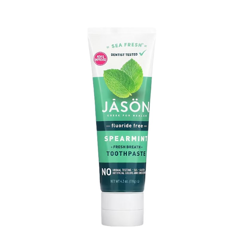 Jason Sea Fresh Fluoride Free Spearmint Toothpaste