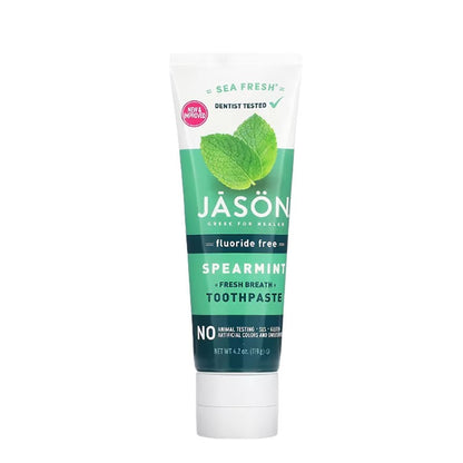 Jason Sea Fresh Fluoride Free Spearmint Toothpaste