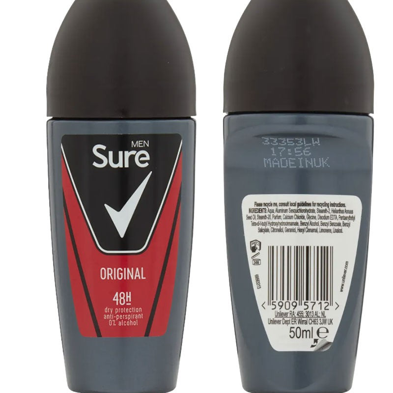 Sure Men Original 48H Anti Perspirant Deodorant Roll On