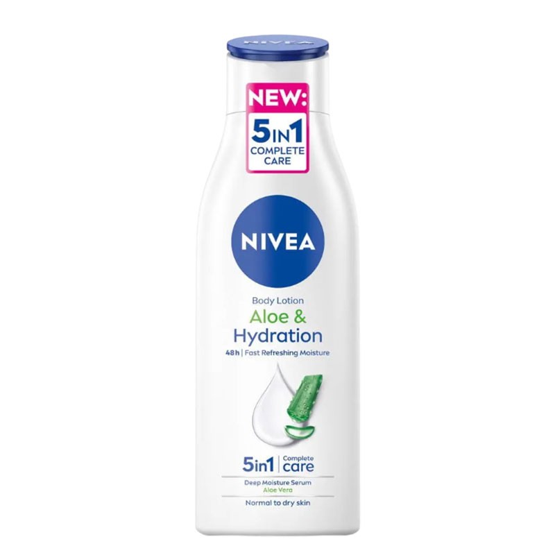 Nivea Aloe And Hydration 5 In 1 Care Body Lotion