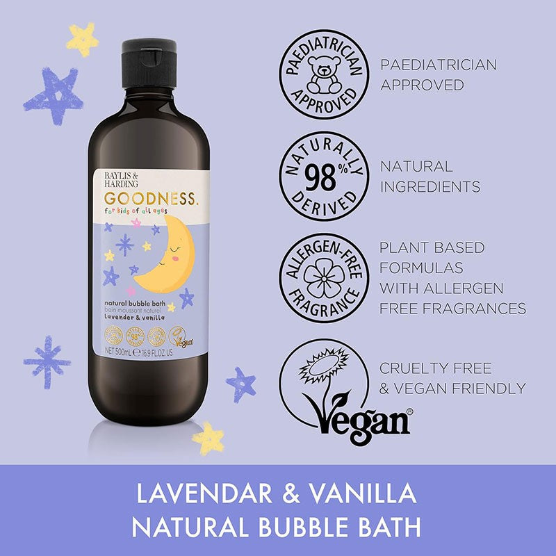 Goodness Kids Lavender &amp; Vanilla Natural Bubble Bath