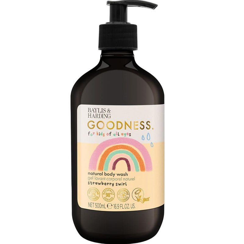 Goodness Kids Strawberry Swirl Natural Body Wash