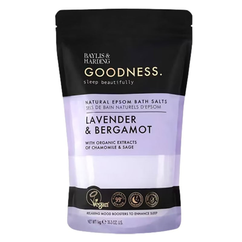 Goodness Lavender &amp; Bergamot Natural Epsom Bath Salts
