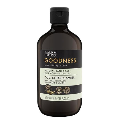 Goodness Oud Cedar &amp; Amber Natural Bath Soak
