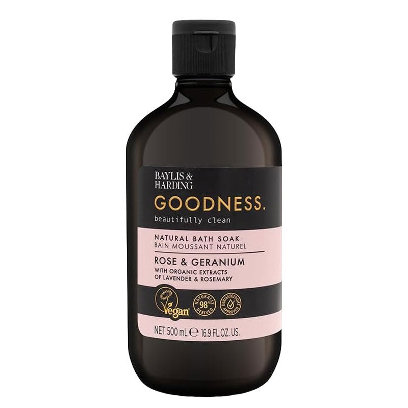Goodness Rose &amp; Geranium Natural Bath Soak