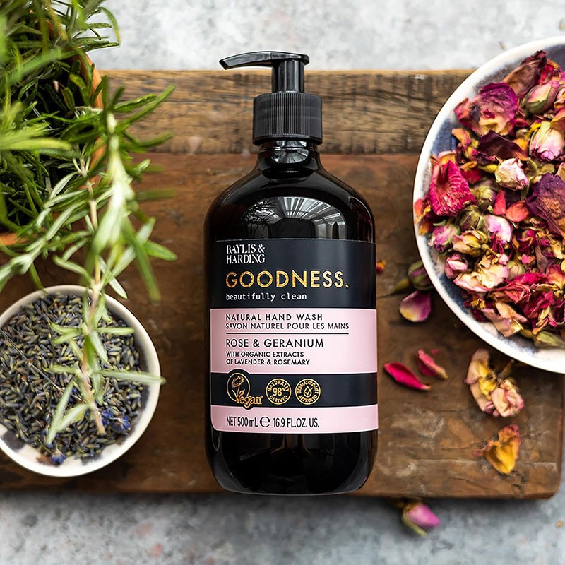 Goodness Rose &amp; Geranium Natural Hand Wash