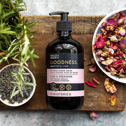 Goodness Rose &amp; Geranium Natural Hand Wash