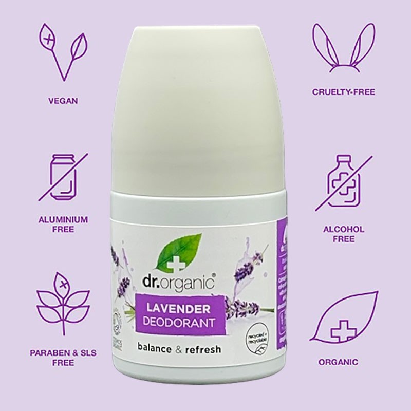 Bioactive Skincare Organic Lavender Deodorant Roll On