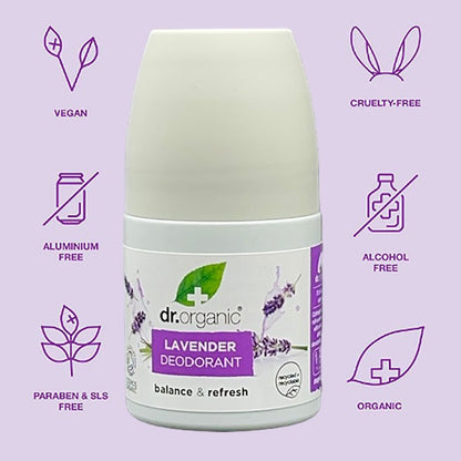 Bioactive Skincare Organic Lavender Deodorant Roll On