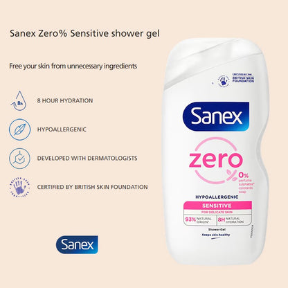 Zero Gentle Moisture Shower Gel For Sensitive Skin