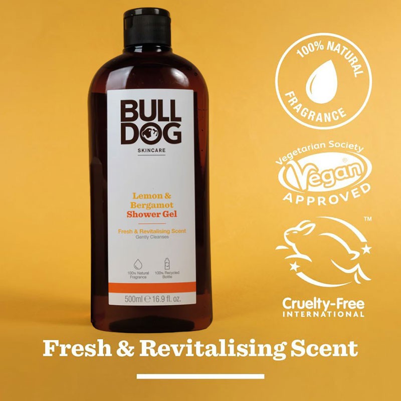 Bulldog Lemon &amp; Bergamot Shower Gel